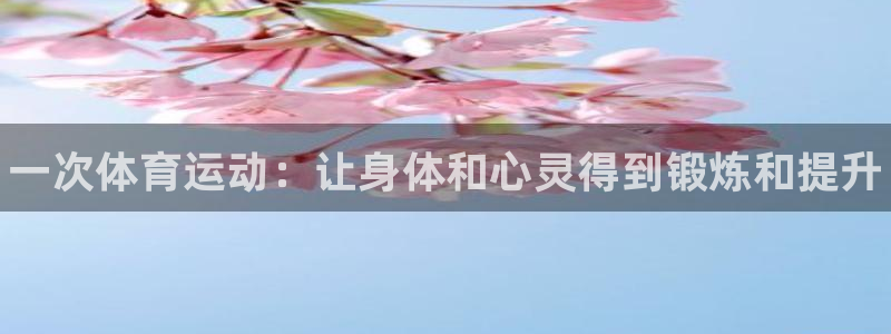 海南凯发官网下载：一次体育运动：让身体和心灵得到锻炼