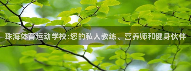 凯发官方正版app官方：珠海体育运动学校:您的私人教