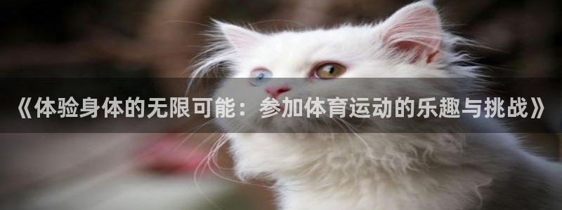 凯发官网下载注册：《体验身体的无限可能：参加体育运动